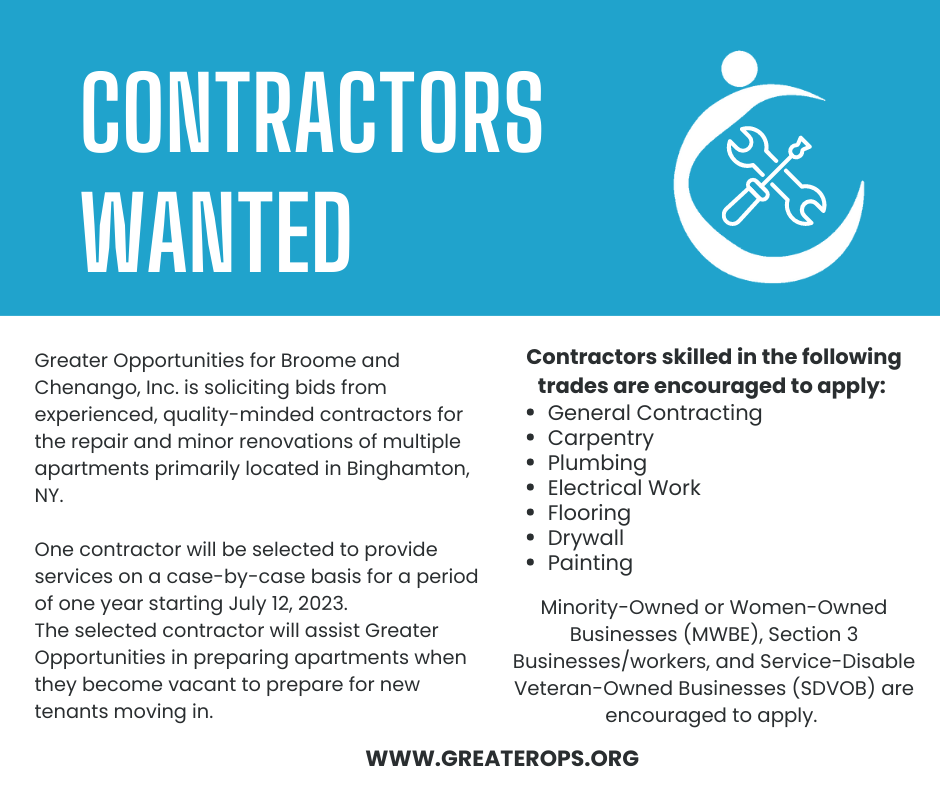 Attention Contractors